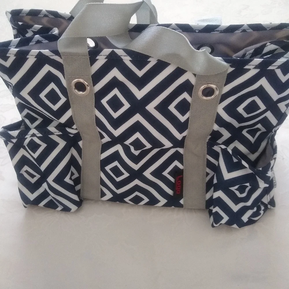 Chicago Bears logo caddy organizer tote bag NWOT - Picture 2 of 8